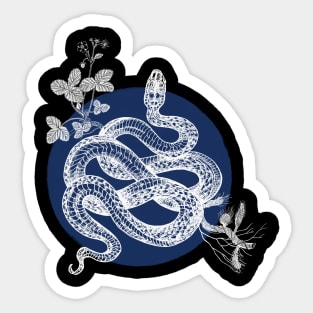 Blue Snake Sticker